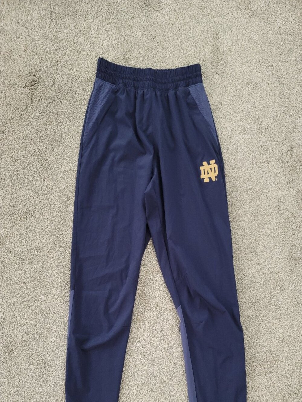 Notre Dame Football Team Band  Issued  UnderArmour women Warm up  Pants Size Med
